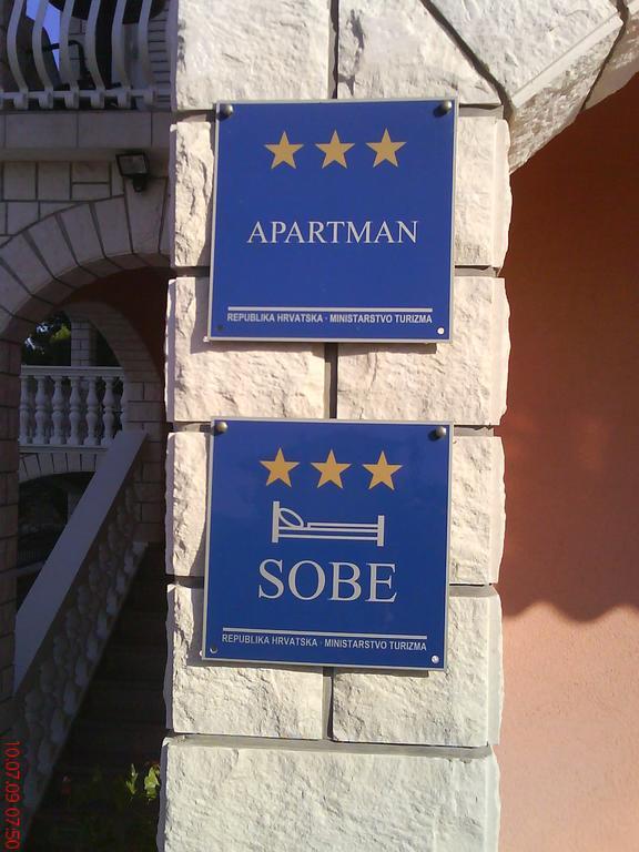 Apartments Tonimir Водице Экстерьер фото